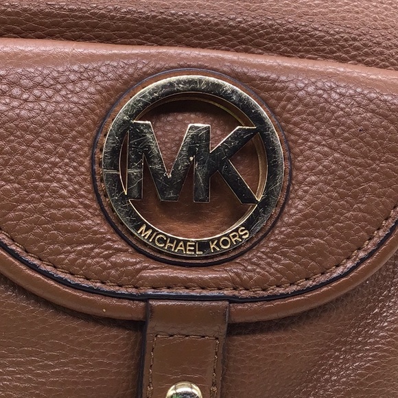 Michael Kors Brown Pebble Leather HOBO Shoulder Bag - Picture 3 of 16